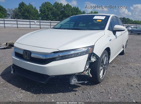JHMZC5F34JC014284 2018 HONDA CLARITY PLUG-IN HYBRID White Դիմացի տեսք