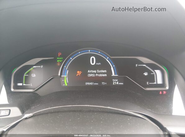 JHMZC5F35JC005853 2018 HONDA CLARITY Silver Вид задніх сидінь
