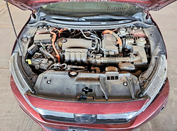 JHMZC5F35JC020918 2018 HONDA CLARITY Burgundy Rear interior view