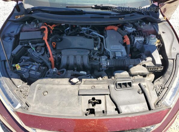 JHMZC5F35KC003554 2019 HONDA CLARITY Burgundy უკანა სალონის ხედი