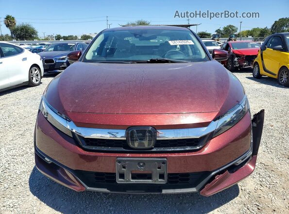JHMZC5F35KC003554 2019 HONDA CLARITY Burgundy წინა ხედი