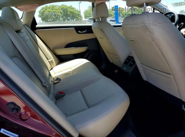JHMZC5F35KC003554 2019 HONDA CLARITY Burgundy უკანა სავარძლების ხედი