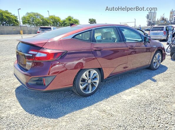 JHMZC5F35KC003554 2019 HONDA CLARITY Burgundy უკანა მარჯვენა