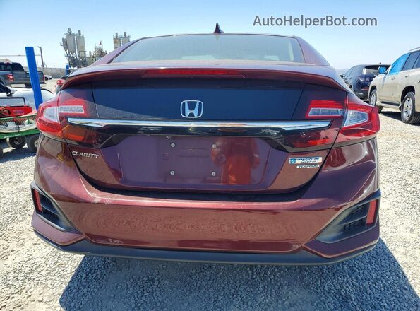 JHMZC5F35KC003554 2019 HONDA CLARITY Burgundy უკანა ხედი