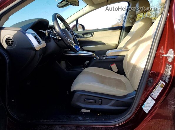 JHMZC5F36JC007823 2018 HONDA CLARITY Бордовый Вид салона спереди