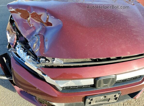 JHMZC5F36JC007823 2018 HONDA CLARITY Бордовый Вид задней части салона
