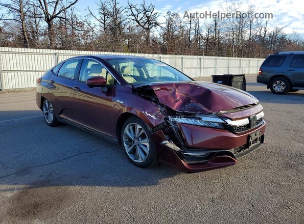 JHMZC5F36JC007823 2018 HONDA CLARITY Бордовый Передняя правая четверть