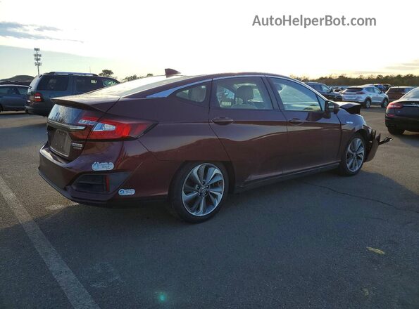 JHMZC5F36JC007823 2018 HONDA CLARITY Бордовый Задняя правая четверть