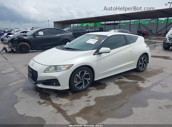 JHMZF1D67GS000441 2016 HONDA CR-Z White Передня ліва чверть