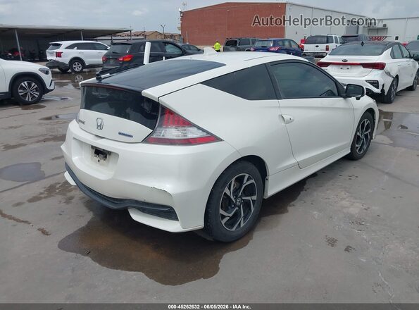 JHMZF1D67GS000441 2016 HONDA CR-Z White Задня права чверть