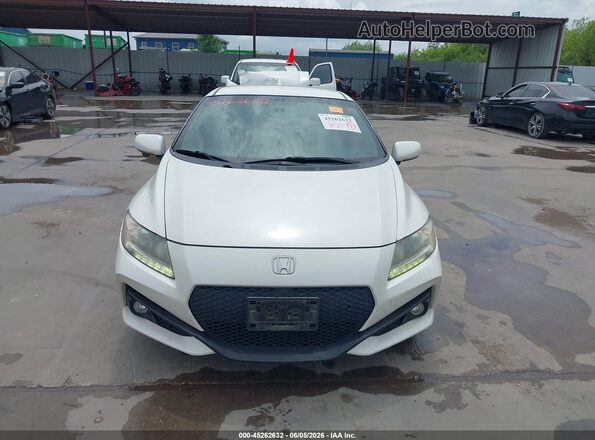 JHMZF1D67GS000441 2016 HONDA CR-Z White Вид щитка приладів
