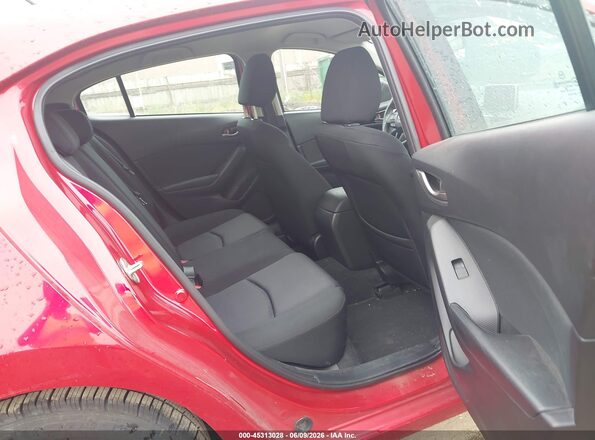JM1BM1J79G1331291 2016 MAZDA 3 Red Widok naklejki z numerem VIN