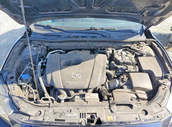 JM1BM1K79G1339910 2016 MAZDA 3 Blue Rear interior view