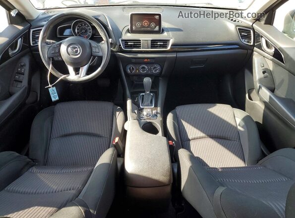 JM1BM1K79G1339910 2016 MAZDA 3 Blue Dashboard view