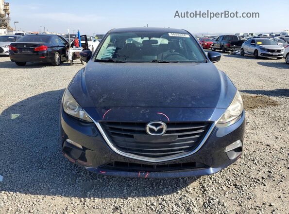 JM1BM1K79G1339910 2016 MAZDA 3 Blue Front view