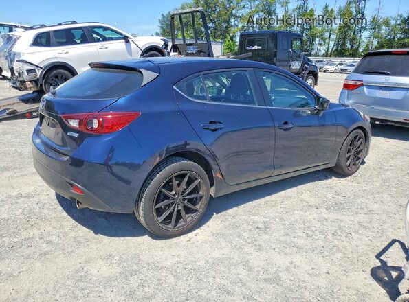 JM1BM1L72G1350388 2016 MAZDA 3 Blue Задня права чверть