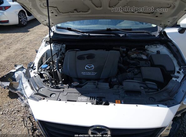 JM1BM1L77G1288387 2016 MAZDA 3 White Հետևի տեսք