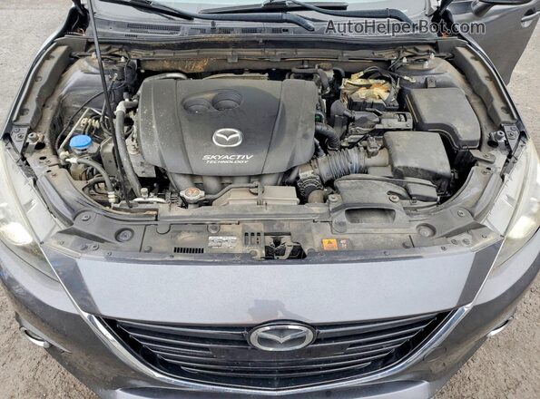 JM1BM1M36G1291468 2016 MAZDA 3 Gray Вид задньої частини салону