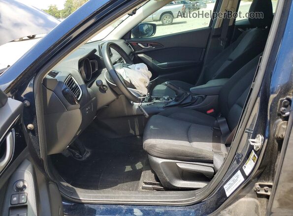 JM1BM1M70G1353918 2016 MAZDA 3 Blue წინა სალონის ხედი