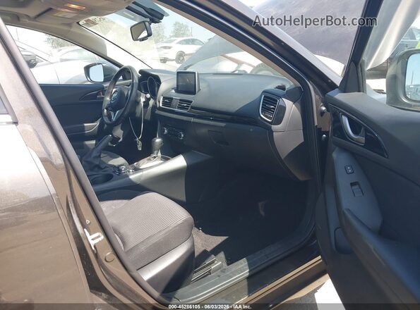 JM1BM1M73G1280835 2016 MAZDA 3 Gray Вид салону спереду