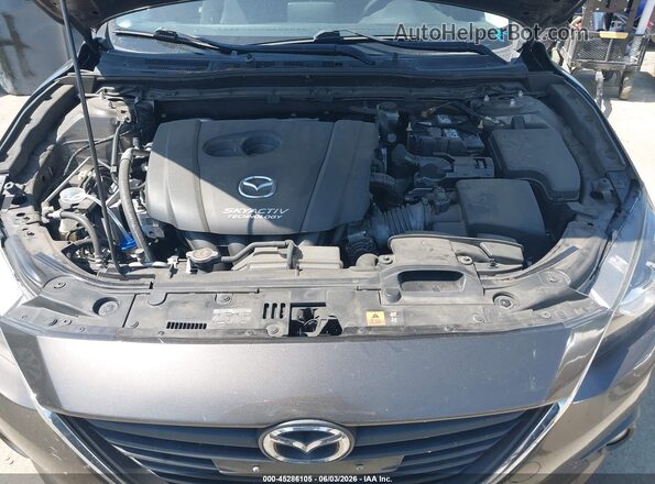 JM1BM1M73G1280835 2016 MAZDA 3 Gray Вид ззаду