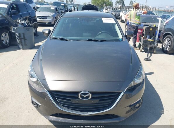 JM1BM1M73G1280835 2016 MAZDA 3 Gray Вид щитка приладів