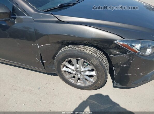 JM1BM1M73G1280835 2016 MAZDA 3 Gray Вид спереду