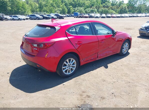JM1BM1M75G1346785 2016 MAZDA 3 Red Trasero derecho