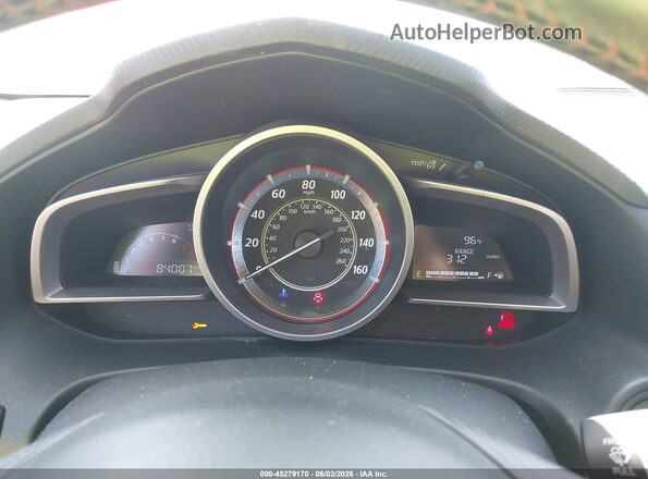 JM1BM1M75G1346785 2016 MAZDA 3 Red Vista de los asientos traseros