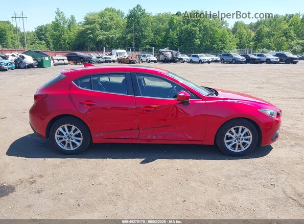 JM1BM1M75G1346785 2016 MAZDA 3 Red Vista interior trasera