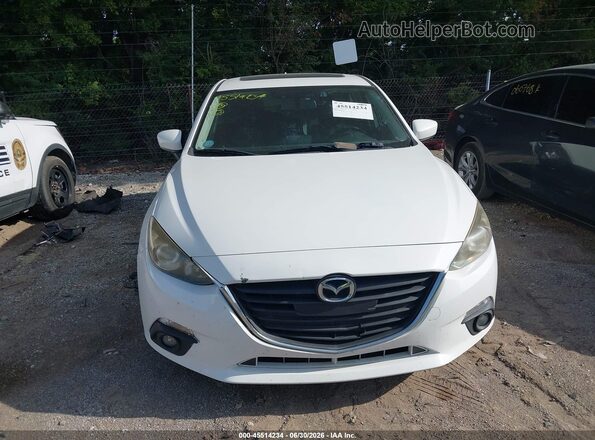 JM1BM1M78G1306152 2016 MAZDA 3 White Instrument cluster view