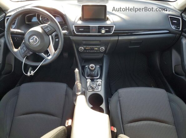 JM1BM1M7XG1309103 2016 MAZDA 3 Blue Vista del salpicadero