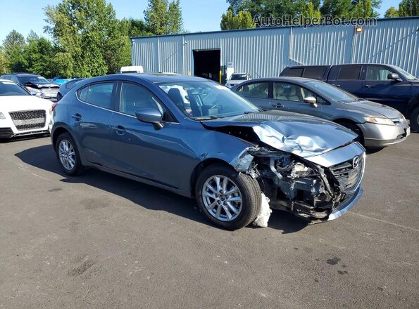 JM1BM1M7XG1309103 2016 MAZDA 3 Blue Delantero derecho