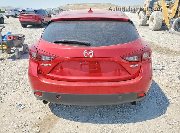 JM1BM1N3XG1276535 2016 MAZDA 3 Maroon Widok z tyłu