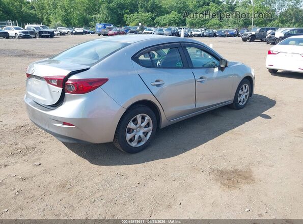 JM1BM1T71G1283363 2016 MAZDA 3 Silver Rear right