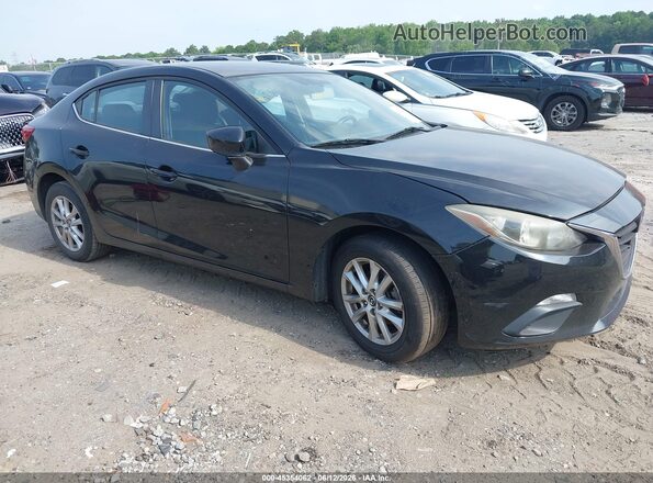 JM1BM1U74G1313552 2016 MAZDA 3 Black Սալոնի հետևի տեսք
