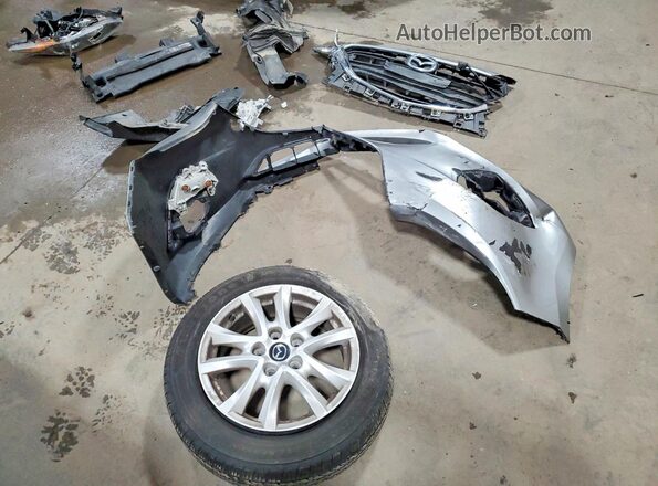 JM1BM1U75G1303807 2016 MAZDA 3 Silver Vista del compartimento del motor