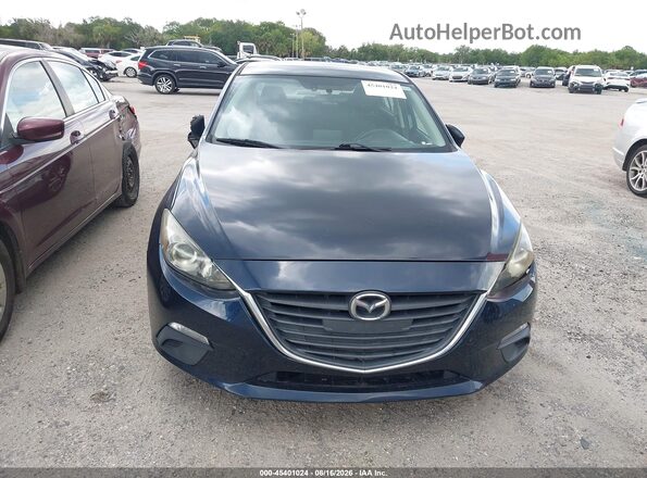 JM1BM1U76G1292459 2016 MAZDA 3 Dark Blue 