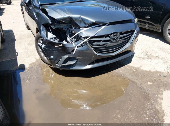 JM1BM1U76G1332152 2016 MAZDA 3 Gray Front view