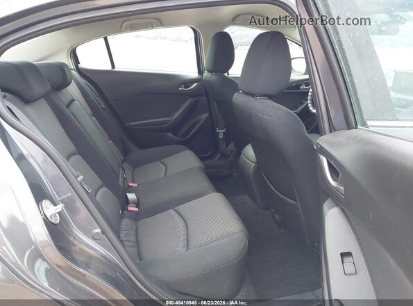 JM1BM1U78G1316115 2016 MAZDA 3 Gray Widok naklejki z numerem VIN