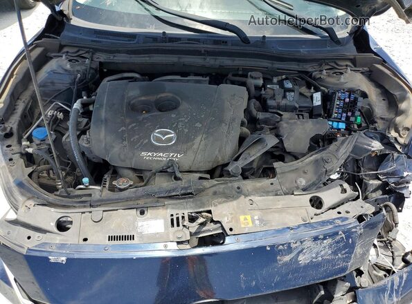 JM1BM1U7XG1303950 2016 MAZDA 3 Синий Вид задней части салона