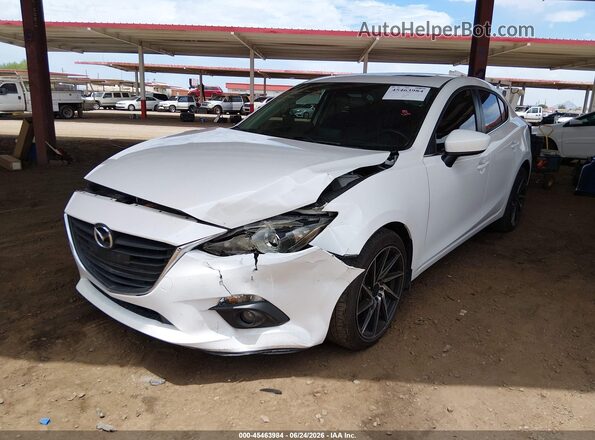JM1BM1V75G1286800 2016 MAZDA 3 White Vista tres cuartos delantera izquierda