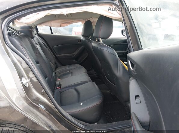 JM1BM1X77G1283071 2016 MAZDA 3 Brown Widok naklejki z numerem VIN