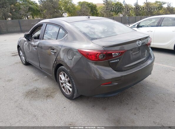 JM1BM1X77G1283071 2016 MAZDA 3 Brown Tył lewy