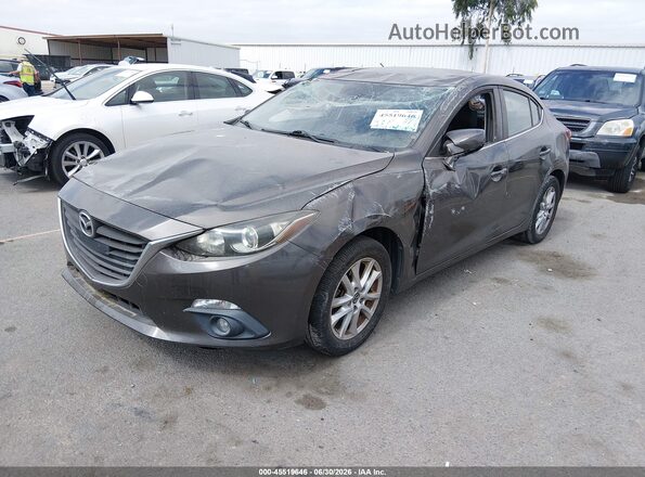 JM1BM1X77G1283071 2016 MAZDA 3 Brown Przód lewy