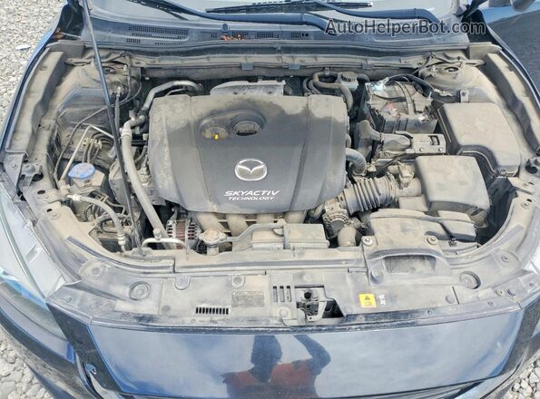 JM1BN1L77H1103575 2017 MAZDA 3 Black Вид задньої частини салону