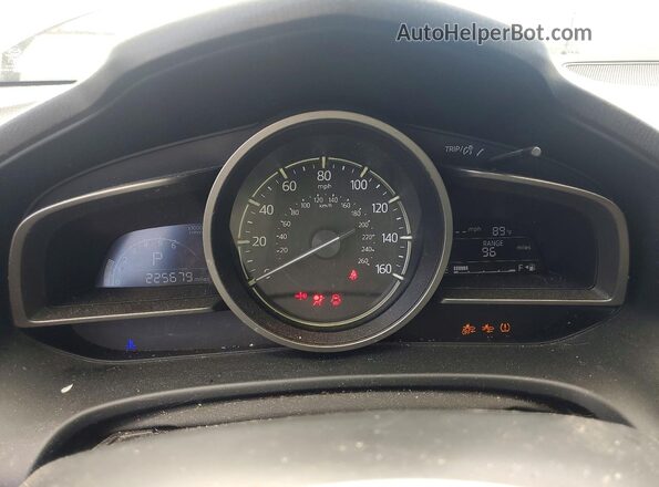 JM1BN1L77H1103575 2017 MAZDA 3 Black Вид щитка приладів