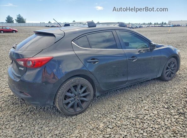 JM1BN1L77H1103575 2017 MAZDA 3 Black Задня права чверть