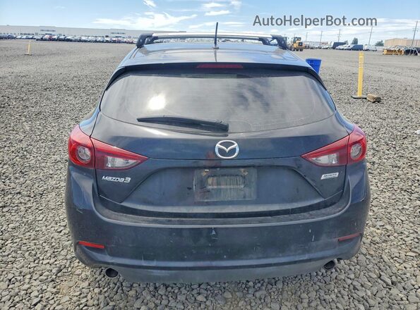 JM1BN1L77H1103575 2017 MAZDA 3 Black Вид ззаду