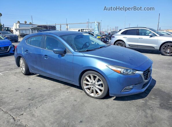 JM1BN1L7XH1126459 2017 MAZDA 3 Blue Առջևի աջ